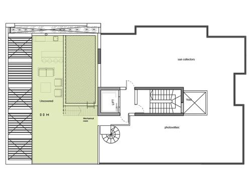 Penthouse Rooftop - Total Area: 90m2